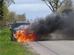 Prio 1 Brand Wegvervoer Auto Trekwei Driezum